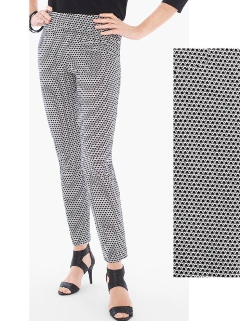Chico's Brigitte Pants Size 2 (12) Ankle Pull On